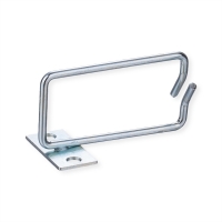 Roline 19" Cable Manager, 40x80mm, metal, Mounting central, cable entry central
