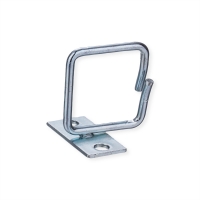 Roline 19" Cable Manager, 40x40mm, metal, Mounting central, cable entry central