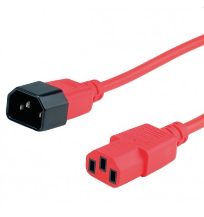 ROLINE Monitor Power Cable, red 1.8 m