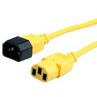 ROLINE Monitor Power Cable, yellow 1.8 m