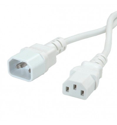 VALUE Monitor Power Cable, white 1.8 m