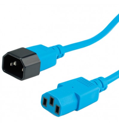 ROLINE Monitor Power Cable, blue 1.8 m