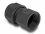 Delock Feed-through coupler for RJ45 network cables IP67 dust and waterproof black