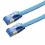 VALUE FTP Patch Cord, Cat.6A (Class EA), extra-flat, blue, 1.5 m