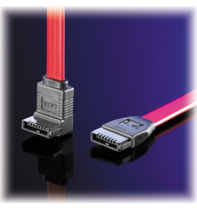 ROLINE Internal SATA 3.0 Gbit/s Cable, angled 0.5 m