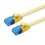 VALUE UTP Patch Cord, Cat.6A (Class EA), extra-flat, yellow, 0.5 m