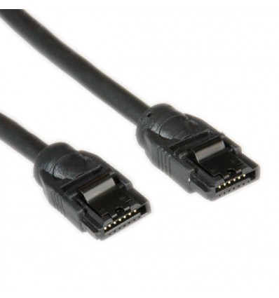ROLINE Internal SATA 6.0 Gbit/s Cable with Latch 1.0 m