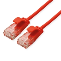 ROLINE GREEN UTP Data Center Patch Cord Cat.6A (Class EA), LSOH, Slim, red, 2 m