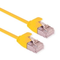 ROLINE GREEN U/FTP DataCenter Patch Cord Cat.6A (Class EA), LSOH, slim, yellow,