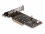 Delock PCI Express x8 Card to 2 x internal NVMe M.2 Key M - Bifurcation - Low Profile Form Factor