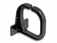 Delock Cable Bracket 83 x 60 mm with mounting plate black