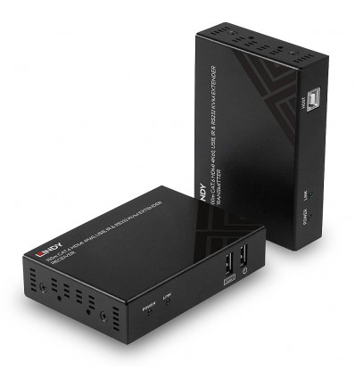 Lindy 100m Cat.6 HDMI 4K60, USB & RS232 KVM Extender