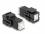 Delock Keystone Module USB 2.0 Type-B jack to USB 2.0 Type-B jack black