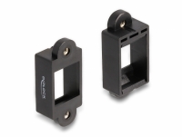 Delock Keystone Holder for installation with screw connection black