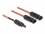 Delock DL4 Solar Splitter Cable 1 x female to 2 x male 30 cm red