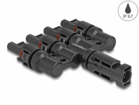 Delock DL4 Solar Connectors 1 x male to 4 x female