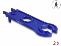 Delock Tool for DL4 Cables and Connectors, hexagonal, blue 2 pcs