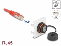 Delock Easy 45 Module Network RJ45 Cat.6A, 45 x 45 mm