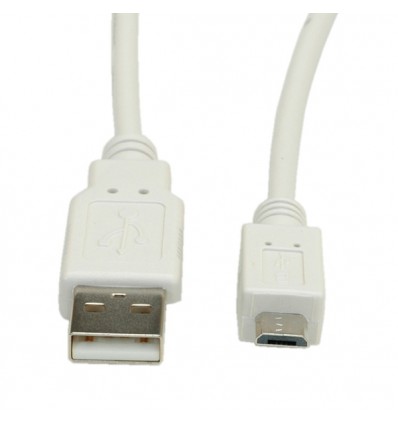 USB 2.0 Cable, USB Type A M - Micro USB B M 1.8 m