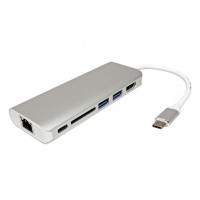 ROLINE USB Type C docking station, 4K HDMI, 2x USB 3.0 ports, 1x SD/MicroSD card
