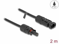 Delock DL4 Solar Cable 6 mm² male to female 2 m black