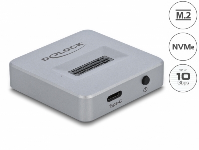Delock M.2 Docking Station for M.2 NVMe PCIe SSD with USB Type-C™ female