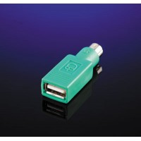 VALUE PS/2 to USB Adapter, Mouse green