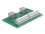 Delock RJ50 2 x female to 2 x Terminal Block with push-button for DIN rail