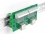 Delock RJ50 2 x female to 2 x Terminal Block with push-button for DIN rail