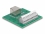 Delock RJ50 female to Terminal Block with push-button for DIN rail