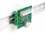 Delock RJ50 female to Terminal Block with push-button for DIN rail