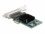 Delock PCI Express x1 Card to 4 x RJ45 Gigabit LAN BCM
