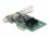 Delock PCI Express x1 Card to 2 x RJ45 Gigabit LAN BCM