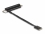 Delock M.2 Key A+E to PCIe x16 NVMe Adapter angled with 20 cm cable