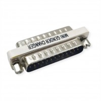 VALUE Mini Gender Changer, 25-pin M - M