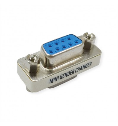 VALUE Mini Gender Changer, 9-pin F - F