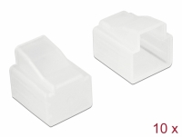 Delock Dust Cover for RJ11 plug 10 pieces transparent