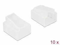 Delock Dust Cover for RJ45 plug 10 pieces transparent