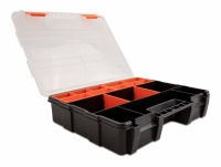 Delock Sorting box with 21 compartments 290 x 220 x 60 mm orange / black
