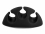Delock Cable Holder with 3 feed-throughs self-adhesive Set 6 pieces black / white