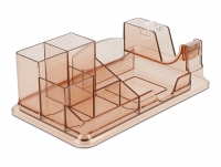 Delock Desk Organizer transparent / brown