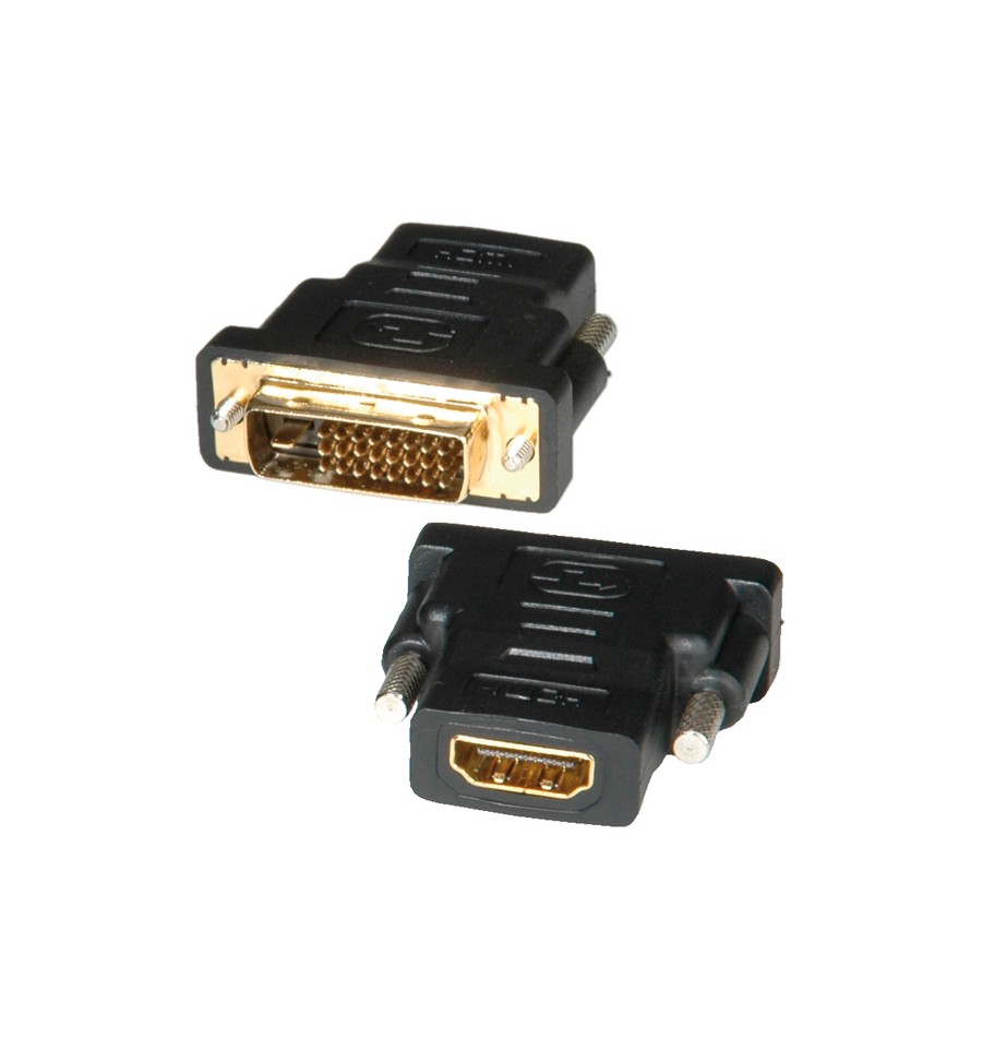 ROLINE DVI-HDMI Adapter, DVI M - HDMI F