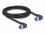 Delock RJ45 Network Cable Cat.6A S/FTP right angled 2 m black