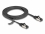 Delock RJ45 Flat Patch Cable plug to plug Cat.8.1 flexible 2 m black