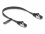 Delock RJ45 Flat Patch Cable plug to plug Cat.8.1 flexible 0.25 m black