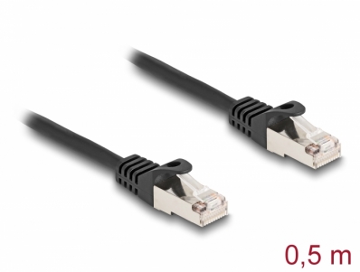 Delock Cable RJ50 male to RJ50 male S/FTP 0.5 m black