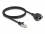 Delock RJ50 Extension Cable male to female S/FTP 1 m black