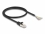 Delock Cable RJ50 male to open wire ends S/FTP 0.5 m black