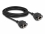 Delock RJ50 Extension Cable female to female S/FTP 3 m black