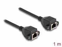 Delock RJ50 Extension Cable female to female S/FTP 1 m black
